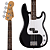 Baixo 4 Cordas Fender Standard Precision Bass Black - Imagem 1