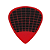 Palheta para Guitarra Ibanez Sand Grip Wizard Series Heavy 1.00mm Red - Imagem 2