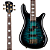 Baixo 4 Cordas Ativo Spector Icon NS-2 Neck Through Black & Blue - Imagem 1