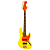 Baixo 5 Cordas Fender MonoNeon Jazz Bass V Neon Yellow - Imagem 4