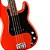 Baixo 4 Cordas Fender Player II Precision Bass Coral Red - Imagem 2