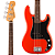 Baixo 4 Cordas Fender Player II Precision Bass Coral Red - Imagem 1
