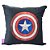ALMOFADA FIBRA VELUDO 40X40CM CAPITAIN AMERICA SIMBOLO.EAN :7898475512288 - Imagem 1