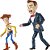 GGJ89 TOY STORY 4    TOY STORY PACOTE 2 WOODY E DUMMY GGJ89 - Imagem 2