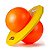 POGOBOL AMARELO/LARANJA - Imagem 1