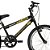 BIC. ARO 20 MTB S/M EVOLUTION BAT PRETA ADESIVO AMARELO - Imagem 3