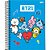 CADERNO ESPIRAL UNIV CD 10X1 160FLS 04/PT BT21 FSC - Imagem 1