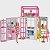 HCD48 BARBIE CASA GLAM COM BONECA E PETS - Imagem 1