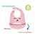 BABADOR DE SILICONE COM PEGA MIGALHAS GUMY ROSA - Imagem 3