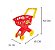 CARRINHO SUPER MARKET VERMELHO - Imagem 1