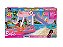 HJV37 BARBIE BARCO COM PISCINA E TOBOGA PLAYSET - Imagem 1