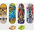 HGT84 HOT WHEELS SKATE DE DEDO MULTIPACK 2 PARES DE TENIS 4 SKATES - Imagem 1