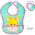 BABADOR COM BOLSO ANIMAL FUN GIRAFA - Imagem 1