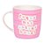 CANECA CERAMICA 400ML - FRASES CORES E AMORES COISAS BOAS - Imagem 1
