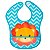 BABADOR COM BOLSO ANIMAL FUN LEAO - Imagem 4