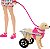 HTK37 BARBIE PASSEIO DE ANIMAIS DE ESTIMACAO COM CADEIRA DE RODAS - Imagem 1