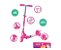 PATINETE 3 RODAS COM LEDS - ROSA - Imagem 1
