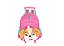 MOCHILA COM RODAS ROSA PATRULHA CANINA - Imagem 1