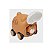 CARRINHO ANIMAL COM FILHOTE MARROM CL. - Imagem 2
