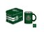 CANECA VIDRO DIAMOND METALIC LATA TIMES - PALMEIRAS - Imagem 1