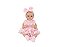 BONECA BEBE REBORN LAURA BABY ABBY 46 CM 100% VINIL - Imagem 1