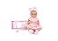 BONECA BEBE REBORN LAURA BABY ABBY 46 CM 100% VINIL - Imagem 2