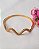 Bracelete Ondulado Cravejado com Zircônia - Dourado - Imagem 1