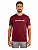 Camiseta de 95% Algodão + 5% Elastano - Adulto Bordo - Imagem 3