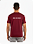 Camiseta de 95% Algodão + 5% Elastano - Adulto Bordo - Imagem 4