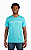 Camiseta de 95% Algodão + 5% Elastano - Adulto AZUL TURQUESA - Imagem 1