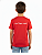 Camiseta Infantil - Algodão Vermelha - Imagem 3