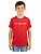 Camiseta Infantil - Algodão Vermelha - Imagem 1