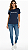 Camiseta Poliviscose (PV) Fio 30/1 - LISAS, GOLA REDONDA Adulto Azul Marinho Feminina Baby Look - Imagem 2