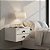 Mesa Suspensa MDF Branco com 2 Gavetas 40x30cm – Enviada Montada - Imagem 1