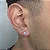 Par de Brinco Diamante 6mm (Banho Prata 925) - Imagem 2