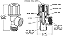 VÁLVULA DE ESTRANGULAMENTO 3/4" (POLIPROPILENO) – AJUSTE SENSÍVEL – 150 PSI - Imagem 2