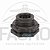 (ITEM PROMOCIONAL) FLANGE DE TANQUE ROSCA FÊMEA 1 1/2 PP - BANJO - Imagem 1