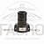 (ITEM PROMOCIONAL) ENGATE RÁPIDO ADAPTADOR FÊMEA 3” X BICO PARA MANGUEIRA 3”, PP - BANJO - Imagem 1