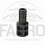 (ITEM PROMOCIONAL) ADAPTADOR FINAL PARA PORTA-BICOS DE CANO 25 MM PARA MANGUEIRA 1/2” - MAGNOJET - Imagem 1