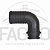 (ITEM PROMOCIONAL) CONEXÃO CURVA 90° PARA MANGUEIRA, ENCAIXE 2” PARA MANGUEIRA 1 1/2” - MAGNOJET - Imagem 1