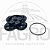 KIT VÁLVULA EM VITON PARA BOMBA SÉRIE 5059 94-910-05 (SHU0735) - SHURFLO - Imagem 1