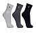 Meia Cano Médio Sport Unissex Pacote 3 Pares - LUPO - Imagem 2