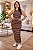 Vestido Carol Longo Canelado Listrado - Imagem 2