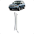 Acabamento Coluna Dianteira Esquerdo Subaru  Forester 2010 - Imagem 1