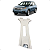 Acabamento Coluna Traseira Direita Subaru Forester 2.5 2009 - Imagem 1
