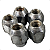 Kit 5 Porca Hyundai Santa Fe 2007 2008 2009 2010 2011 2012 - Imagem 4
