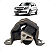 Coxim Traseiro Motor Chevrolet Agile 2011 - Imagem 1