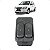 Botão Vidro Elétrico Esquerdo Chevrolet Celta 1.0 2009 2010 - Imagem 1