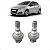 Par Parafuso Roda Peugeot 208 Citroen  C3 C/ arruela 17mm - Imagem 1