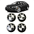 Kit Calota Central Calotinha BMW Serie 5 535I 2010 2011 - Imagem 1